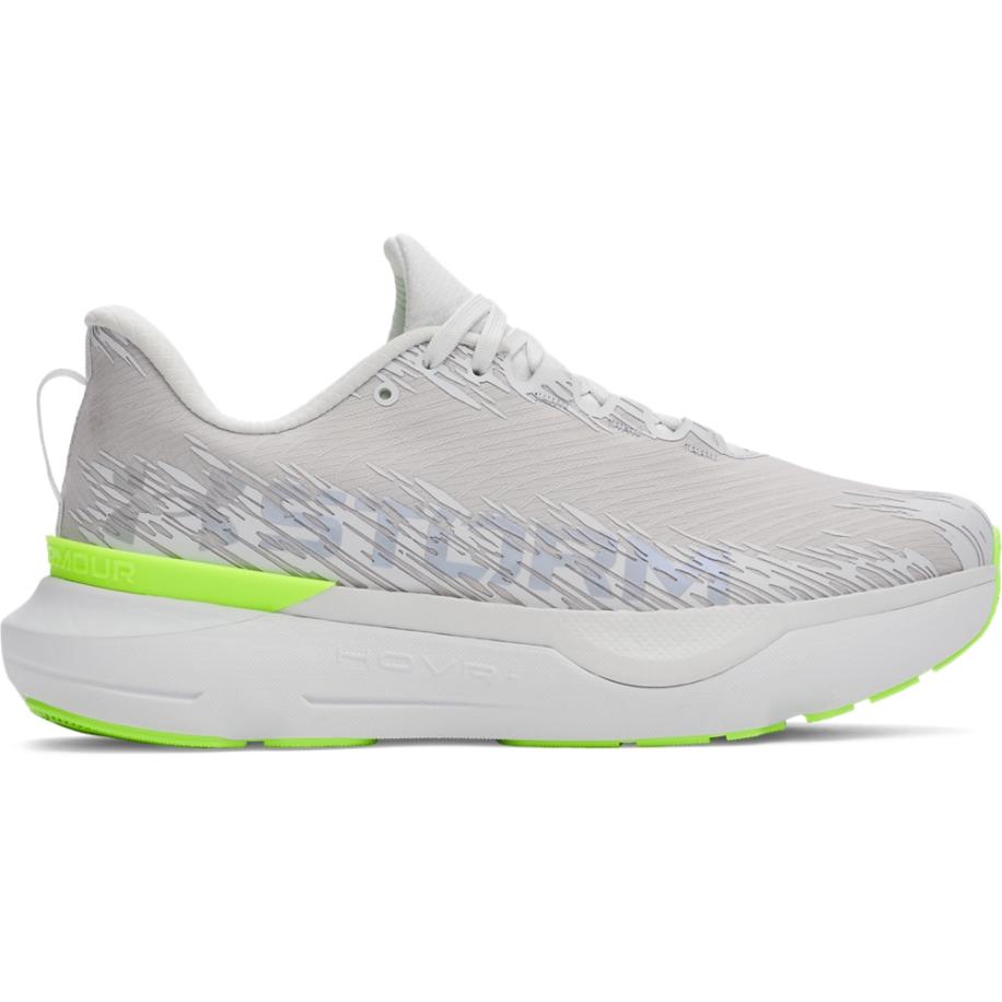 Uniseks hardloopschoenen Under Armour Infinite Pro 2 Storm Distant Grijs / Mod Grijs / Hyper Groente 46 Grijs