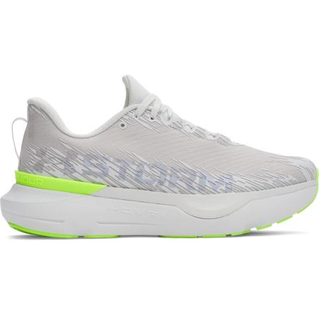Uniseks hardloopschoenen Under Armour Infinite Pro 2 Storm Distant Grijs / Mod Grijs / Hyper Groente 46