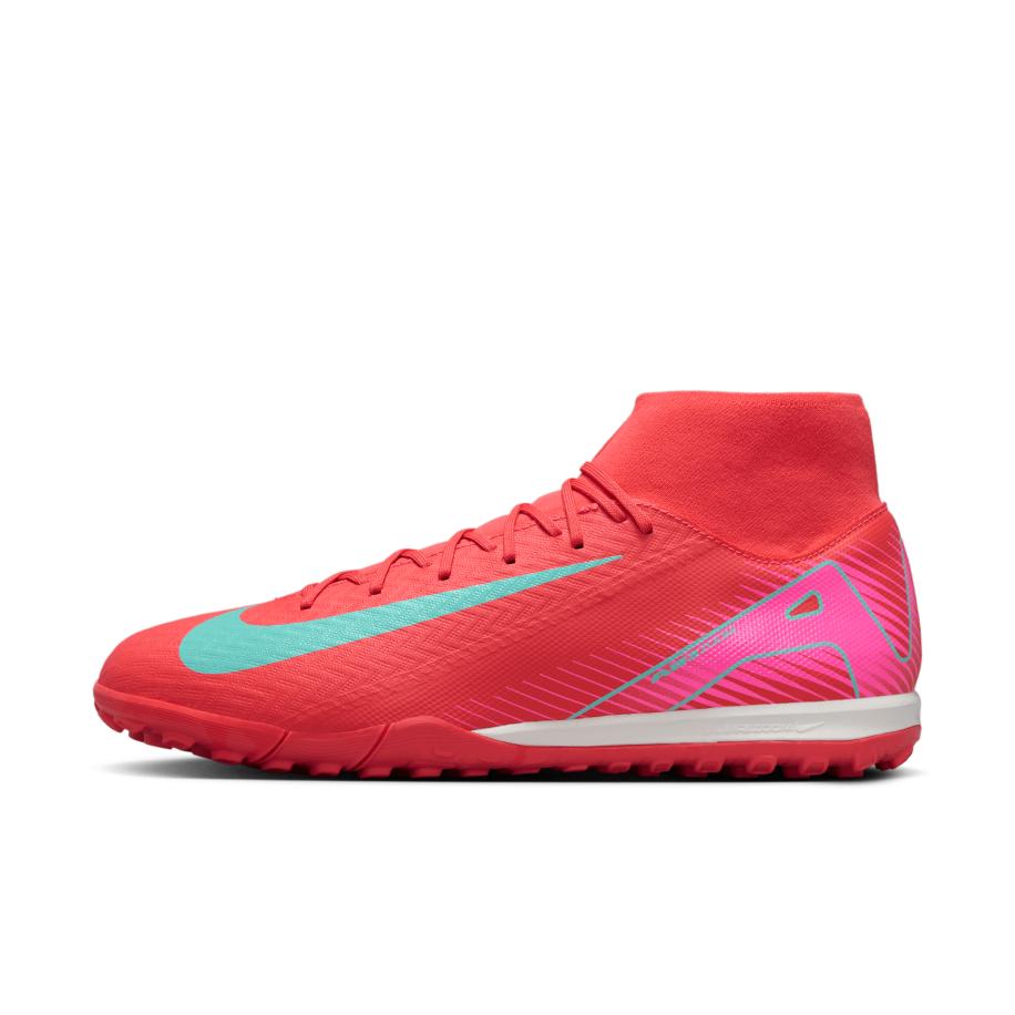 Nike Mercurial Superfly 10 Academy high-top voetbalschoenen (turf) - Rood Rood