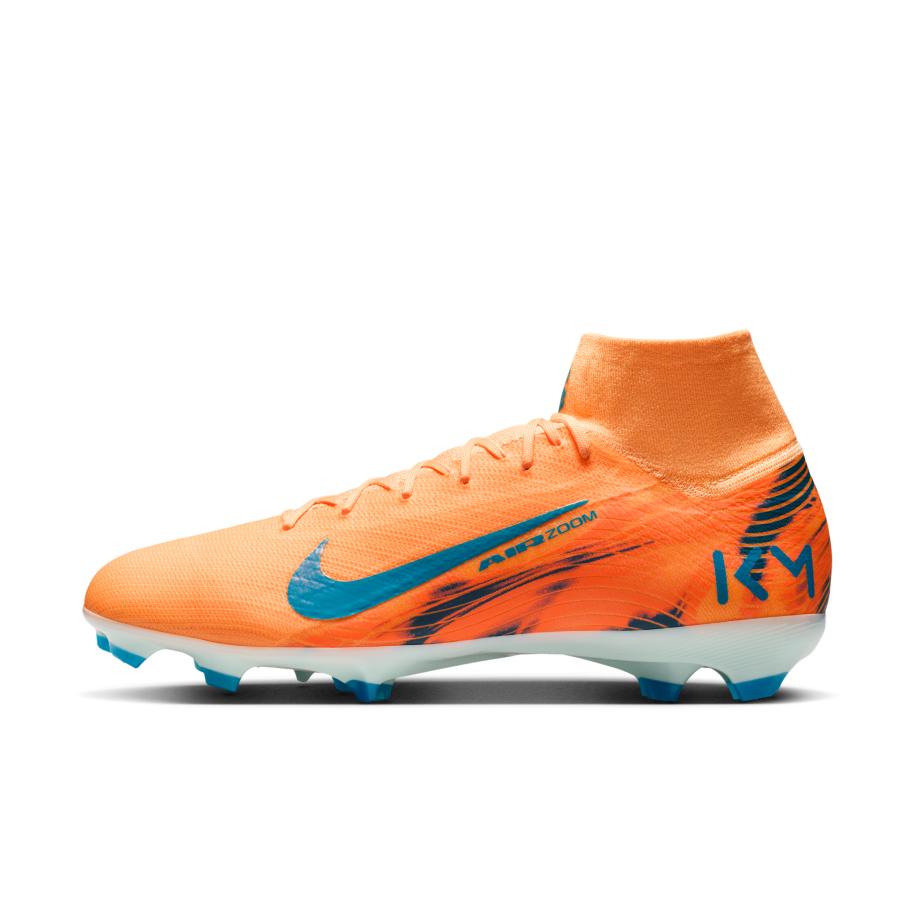Nike Mercurial Superfly 10 Pro 'Kylian Mbappé' high-top voetbalschoenen (stevige ondergrond) - Oranje Oranje