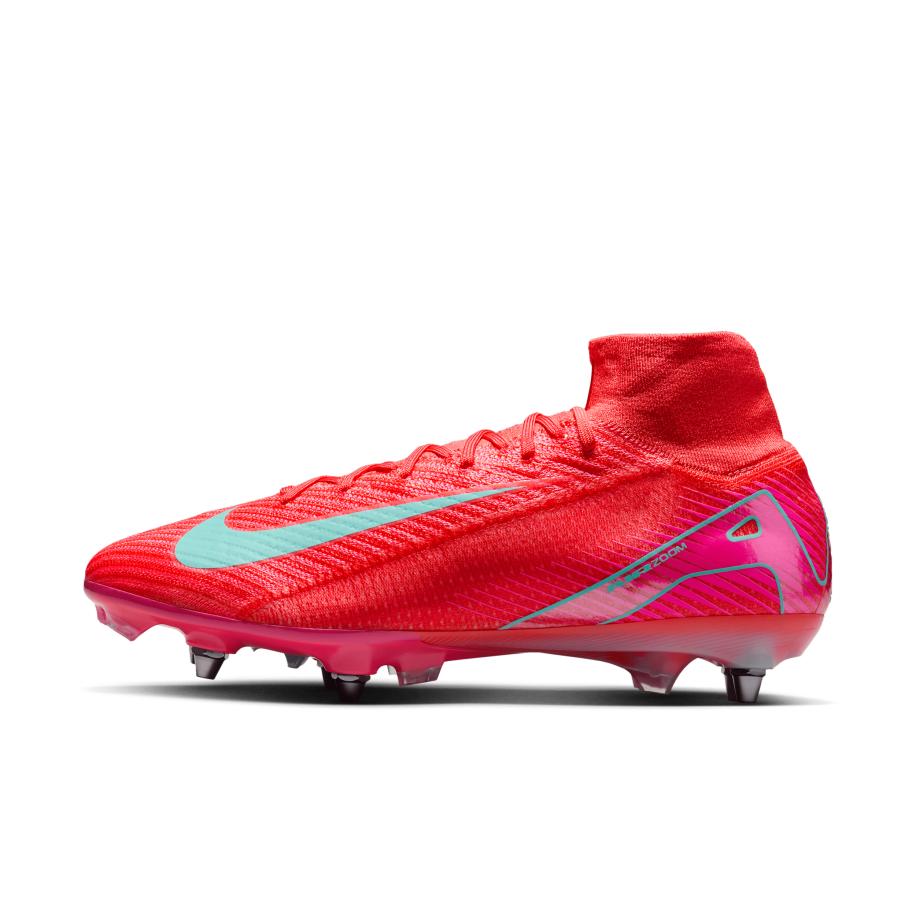 Nike Mercurial Superfly 10 Elite SG-Pro high-top voetbalschoenen - Rood Rood