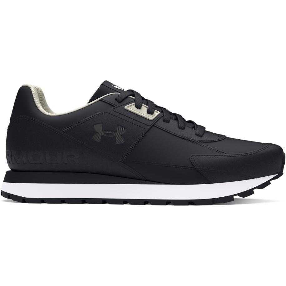 Under Armour Essential Hardloopschoenen voor heren Zwart / Wit / Zwart 48.5 Zwart