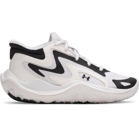 Basketbalschoenen Under Armour Jet '25 Grade School Wit / Zwart / Zwart 38.5