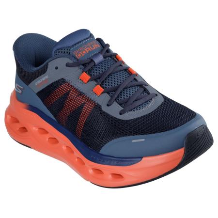 Skechers SKECHERS Sportschoen Max Cushioning Glide-Step navy / oranjerood / zwart