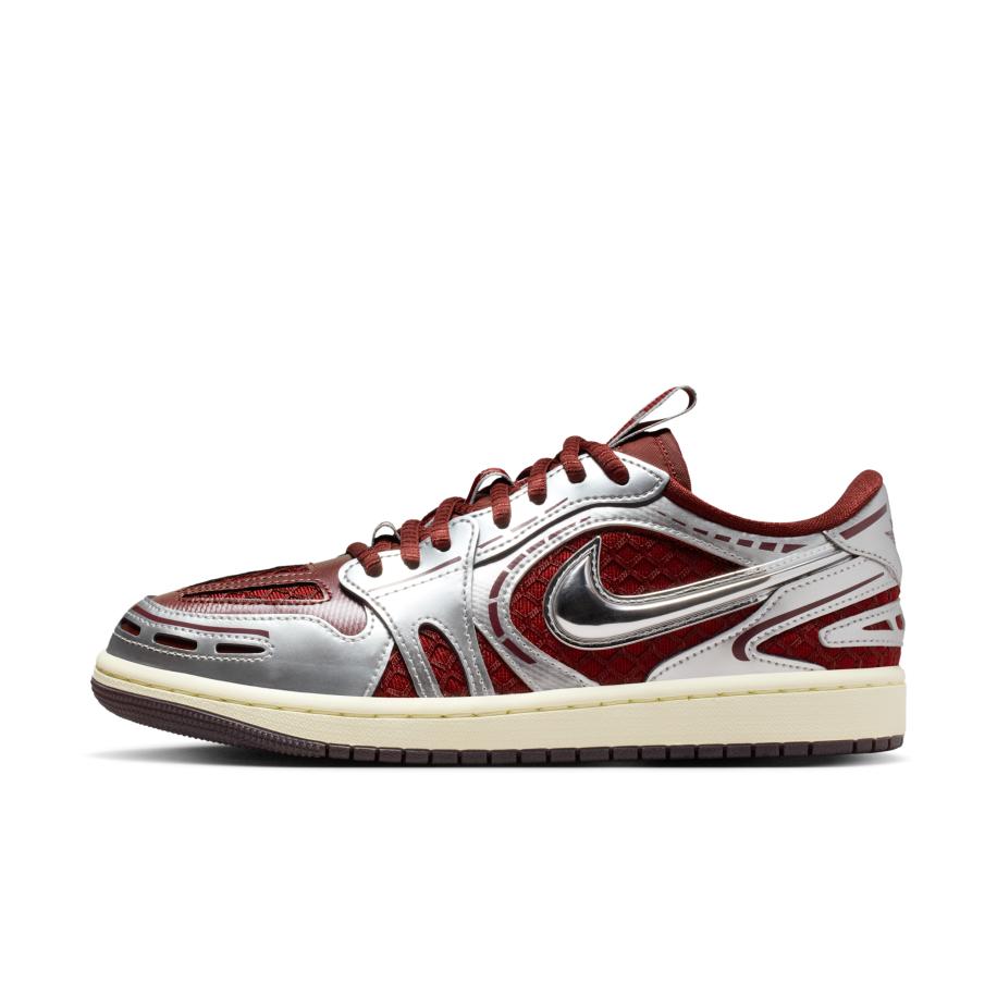 Air Jordan 1 Low Method of Make damesschoenen - Rood Rood