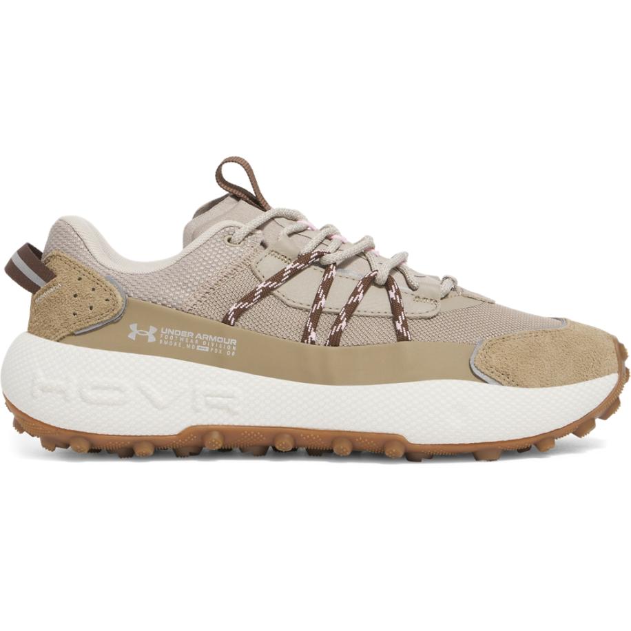 Unisex schoenen Under Armour Fat Tire Venture Pro Timberwolf Taupe / Federal Tan / Metalen Zilver 36 Bruin