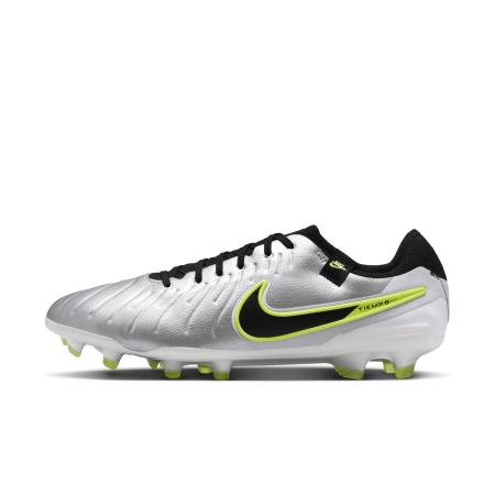 Nike Tiempo Legend 10 Pro low top voetbalschoenen (stevige ondergrond) - Grijs
