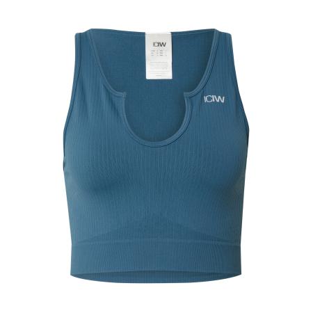 ICANIWILL Sporttop saffier / lichtgrijs