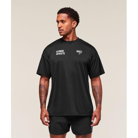 Gymshark Hybrid Athlete T-Shirt Black