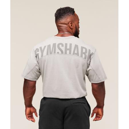 Gymshark Power Washed T-Shirt Smokey Grey