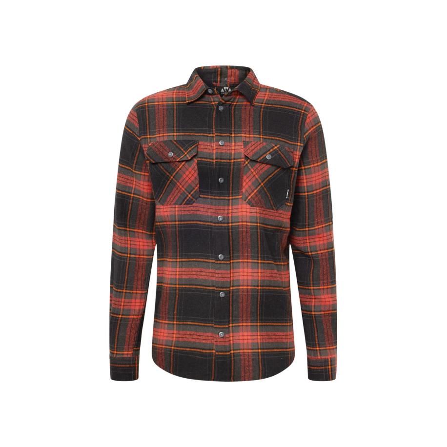 Whistler Whistler Functioneel shirt Jamba antraciet / donkergrijs / lichtoranje / watermeloen rood -