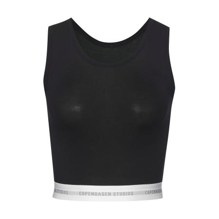 Copenhagen Studios Sporttop zwart / wit