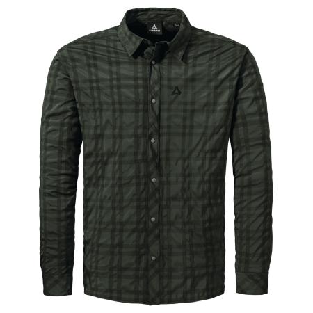 Schöffel Schöffel Functioneel overhemd Yekuro groen / zwart