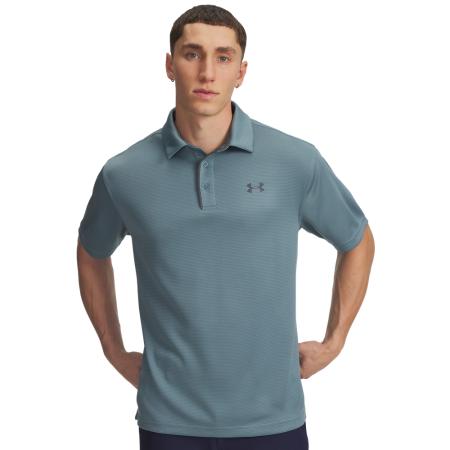 Under Armour Tech™ Herenpolo Jasper Blauw / Pitch Grijs XS