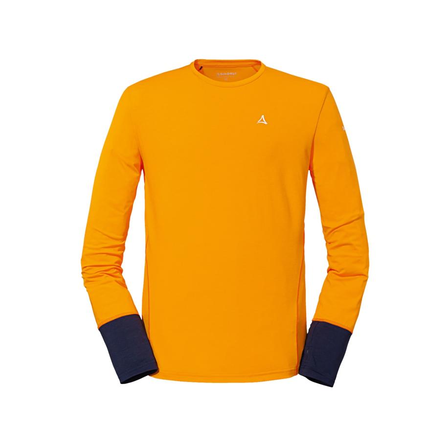 Schöffel Schöffel Functioneel shirt Sandegg donkeroranje / zwart -