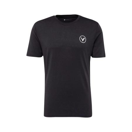 Virtus Functioneel shirt Jokers zwart gemêleerd / wit