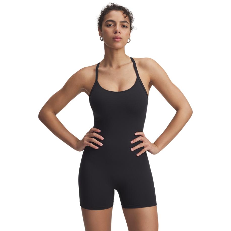 Under Armour Motion korte bodysuit voor dames Zwart / Jet Grijs XL Zwart
