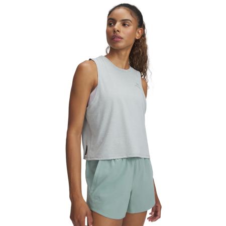 Under Armour Vanish Energy Crop tanktop voor dames Silica Groente / Silica Groente L
