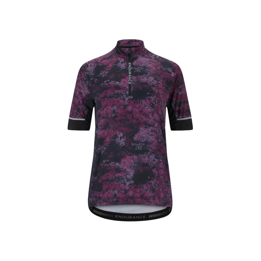 ENDURANCE ENDURANCE Functioneel shirt Jette lila / zwart -