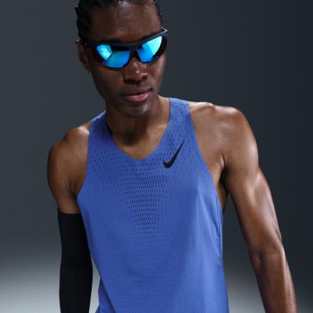 Nike AeroSwift Dri-FIT ADV hardloopsinglet voor heren - Blauw