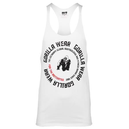 Gorilla Wear Gorilla Wear Functioneel shirt Melrose rood / zwart / wit