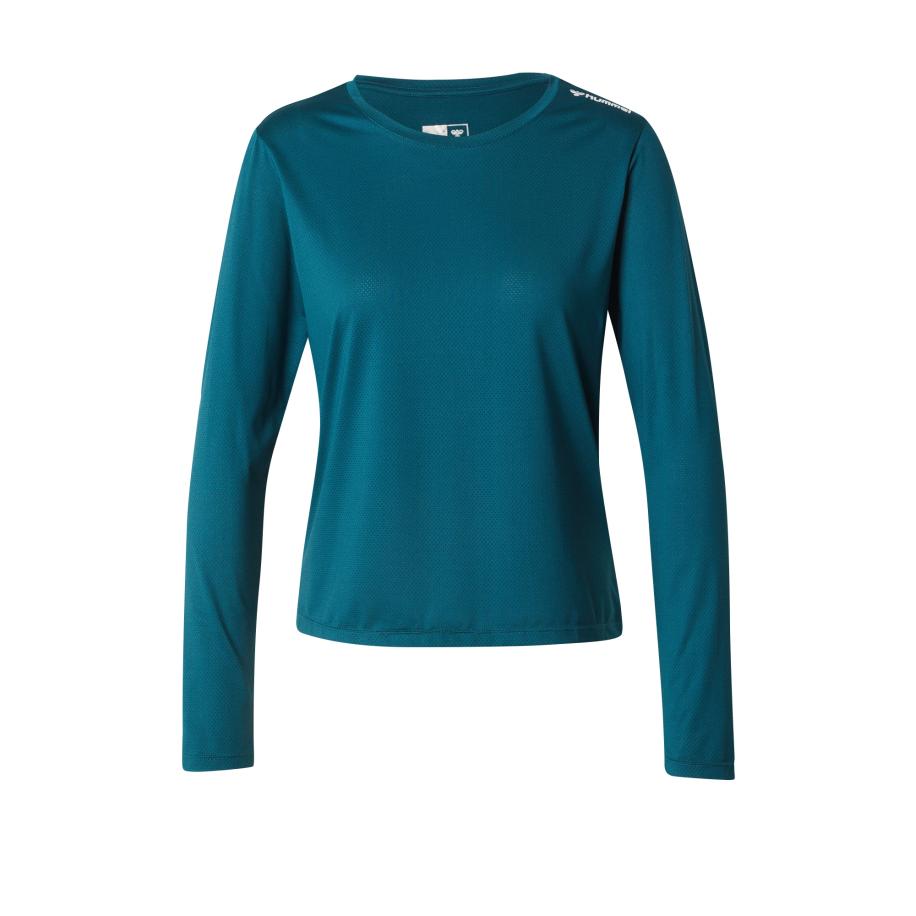 Hummel Hummel Functioneel shirt MT AURA petrol / wit -