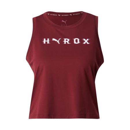 Puma PUMA Sporttop Puma x Hyrox Cloudspun bordeaux / wit
