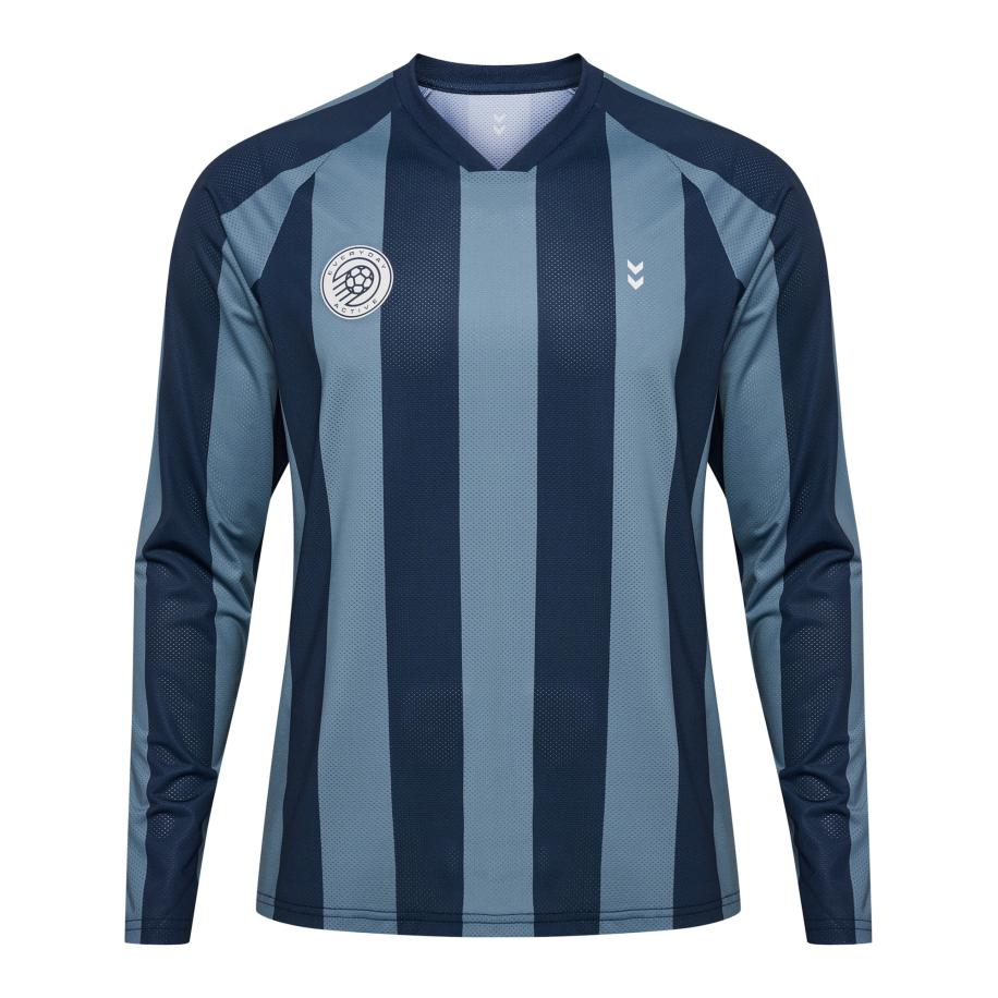 Hummel Hummel Functioneel shirt Pulse navy / cyaan blauw -