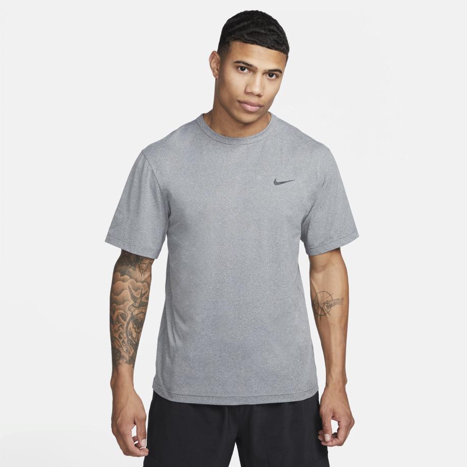 Nike Hyverse Dri-FIT UV multifunctionele herentop met korte mouwen - Grijs Blauw