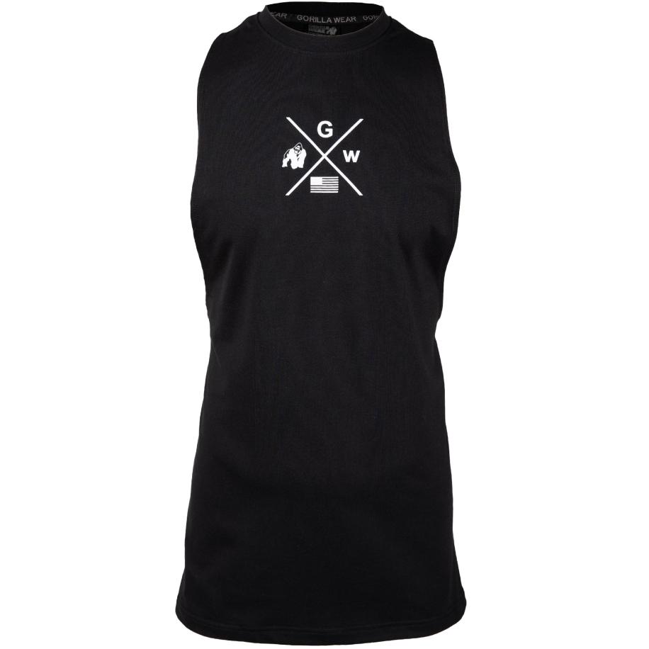 Gorilla Wear Gorilla Wear Functioneel shirt Cisco zwart / wit -