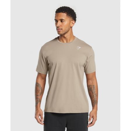 Gymshark Crest T-Shirt Lifestyle Brown