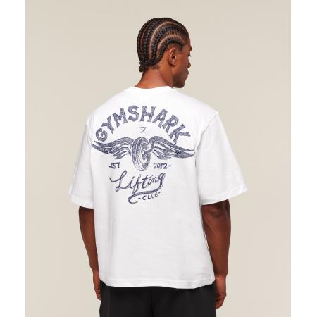 Gymshark Flying Weights T-Shirt White
