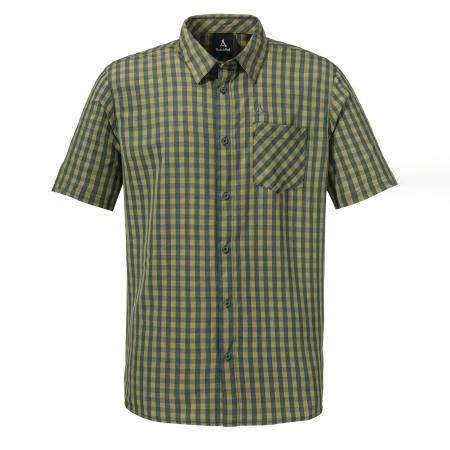 Schöffel Schöffel Functioneel overhemd Dalfoss donkerblauw / grijs / olijfgroen