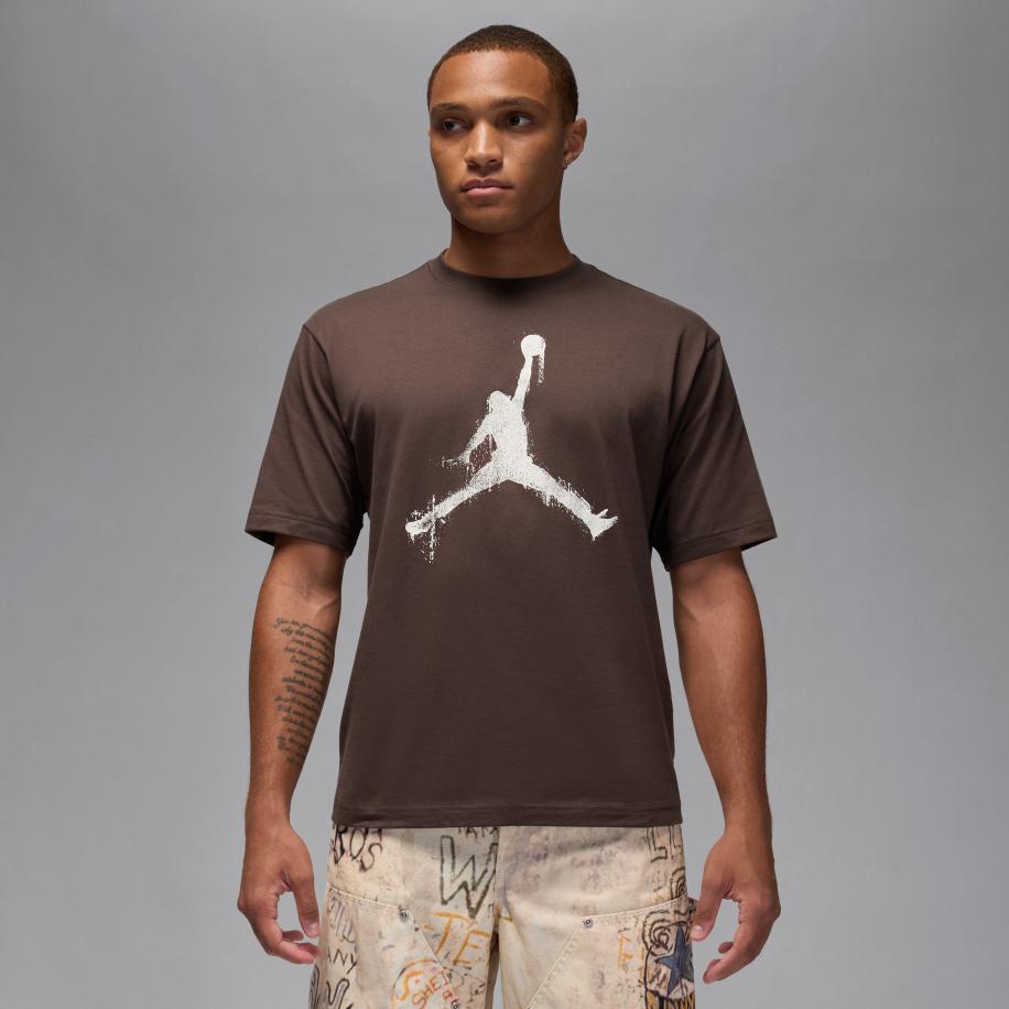 Jordan Brooklyn T-shirt voor heren - Bruin Bruin