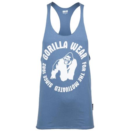 Gorilla Wear Gorilla Wear Functioneel shirt Melrose blauw / wit