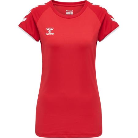 Hummel Hummel Functioneel shirt vuurrood / wit