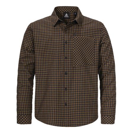 Schöffel Schöffel Functioneel overhemd Boyoma bruin / zwart