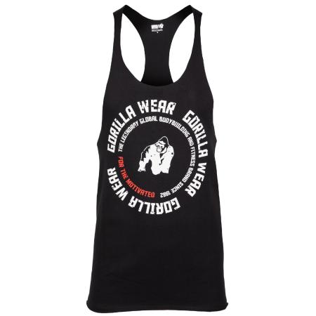 Gorilla Wear Gorilla Wear Functioneel shirt Melrose rood / zwart / wit