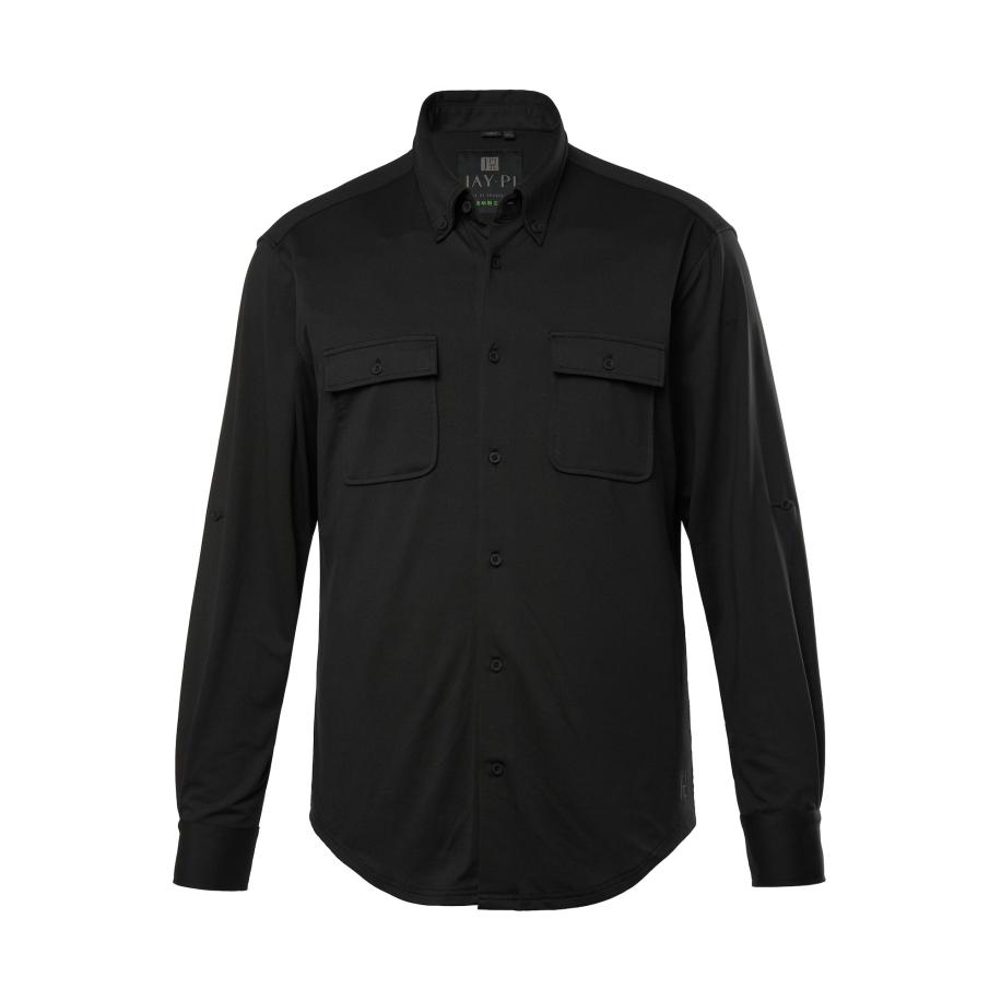 JAY-PI JAY-PI Functioneel overhemd zwart -