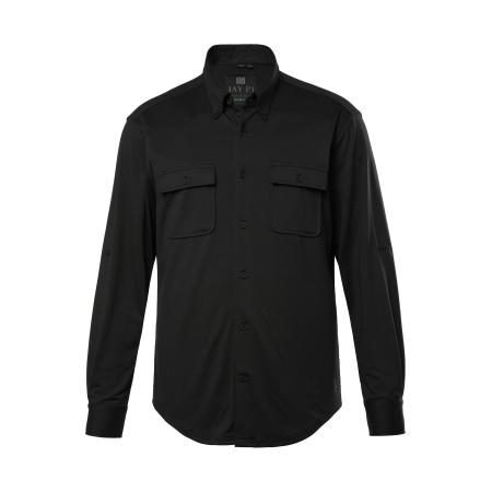 JAY-PI JAY-PI Functioneel overhemd zwart