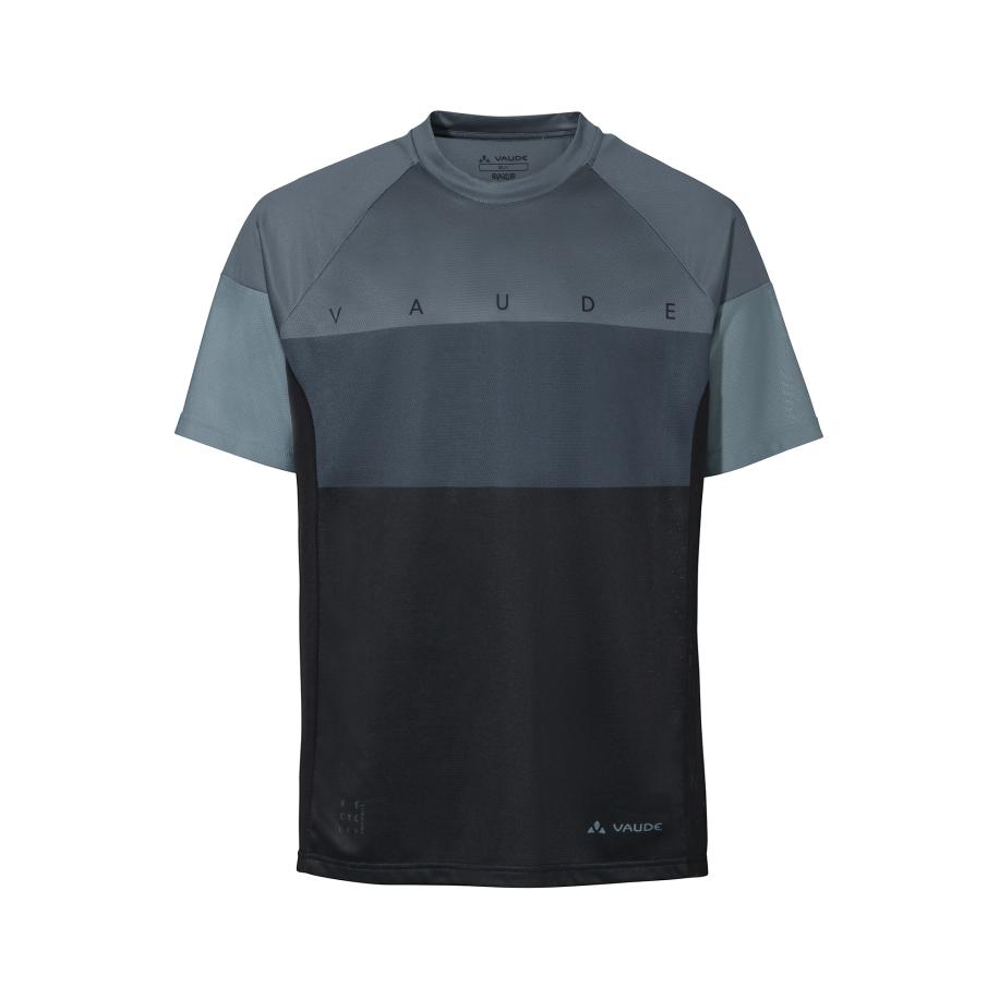 Vaude VAUDE Functioneel shirt Moab grafiet / donkergrijs / zwart -