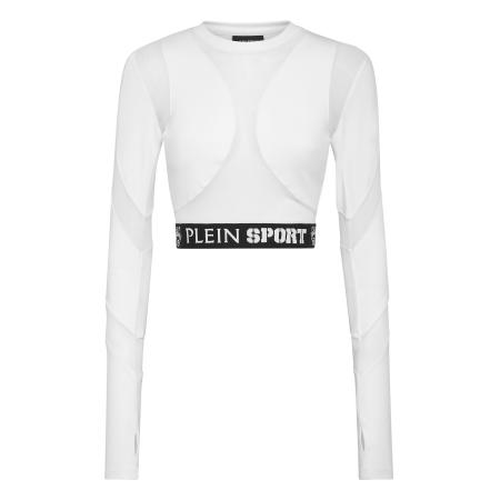 Plein Sport Plein Sport Functioneel shirt zwart / wit
