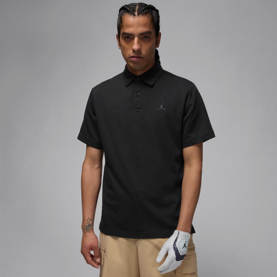 Jordan Sport Dri-FIT golfpolo voor heren - Zwart Zwart