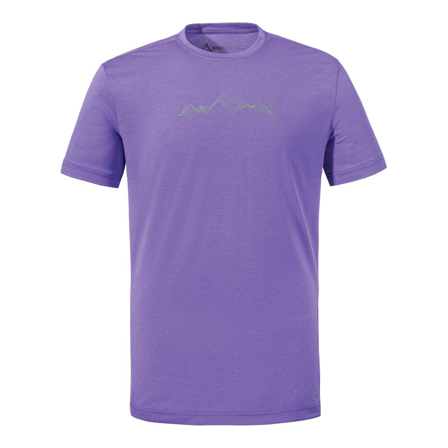 Schöffel Schöffel Functioneel shirt Circ Sulten grijs / violetblauw -