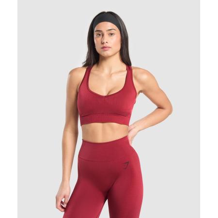 Gymshark Vital Shine Limited Edition Crop Top Reps Red