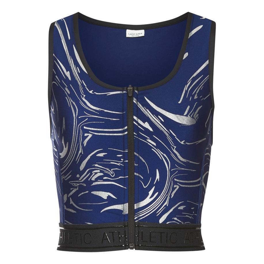 Lascana LASCANA ACTIVE Sporttop navy / zilver -