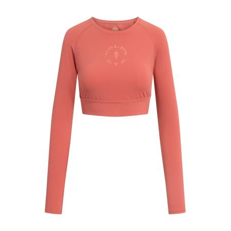 GOLD´S GYM APPAREL Functioneel shirt HELEN goud / zalm roze