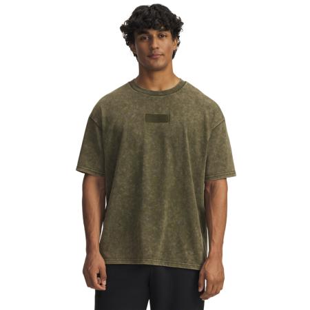 Project Rock Heavyweight oversized heren T-shirt Expedition Groente / Expedition Groente XL
