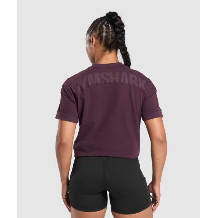 Gymshark Elevated Power T-Shirt Depth Purple