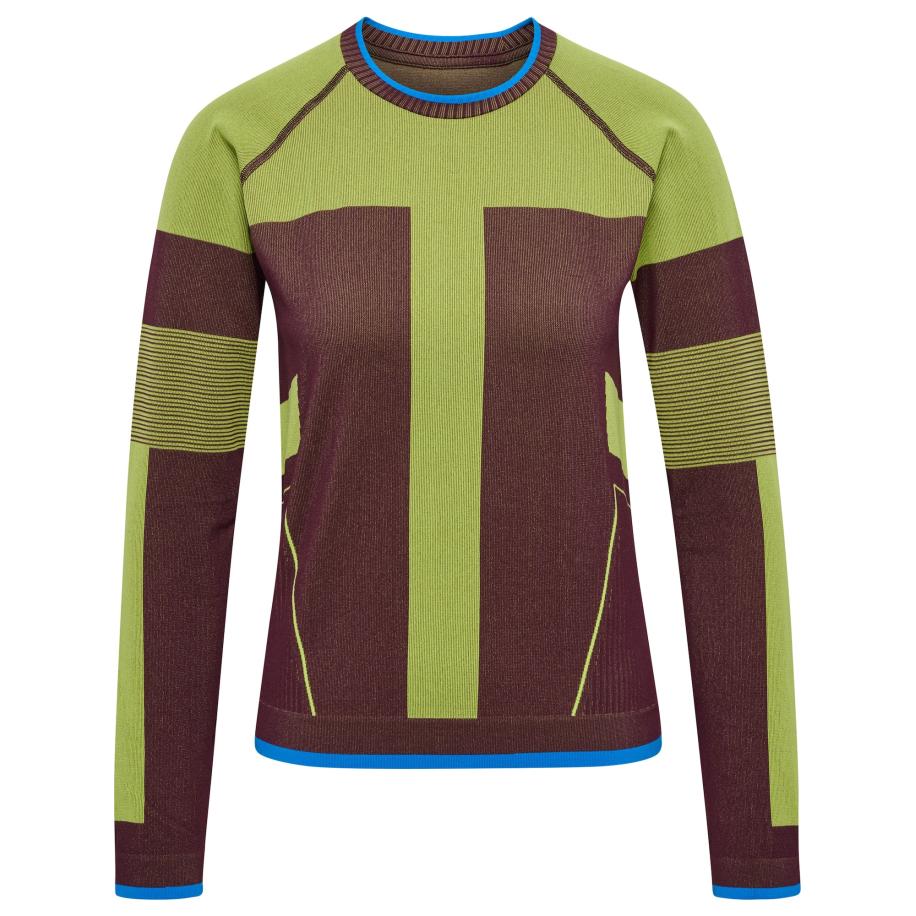 Hummel Hummel Functioneel shirt groen / rood -
